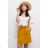 Langärmeliges Sommerkleid für Damen (Einheitsgröße S/M) ITALIAN FASHION IMPES238990 žlutá hořčicová XL/2XL