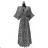 Langärmeliges Sommerkleid für Damen (Einheitsgröße S/M) ITALIAN FASHION IMPES238990 grün 40/42