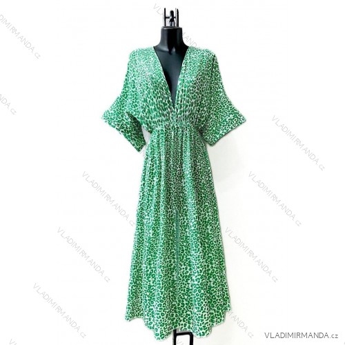 Langärmeliges Sommerkleid für Damen (Einheitsgröße S/M) ITALIAN FASHION IMPES238990 grün 40/42