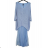 Langes Kleid mit Pullover Damen Übergröße (46/48) ITALIAN FASHION IMWEC24027 -   weiß -   46/48