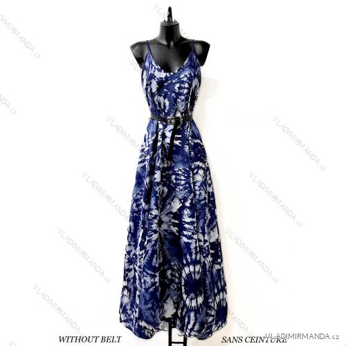 Langes, elegantes trägerloses Damenkleid (S/M EINHEITSGRÖSSE) ITALIAN FASHION IMPES24LENA1