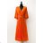 Langärmeliges Sommerkleid für Damen (Einheitsgröße S/M) ITALIAN FASHION IMPES238990 oranžová