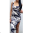 Langes trägerloses Pailletten-Partykleid für Damen (S/M EINHEITSGRÖSSE) ITALIAN FASHION IMPMD2360600