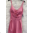 Langes trägerloses Pailletten-Partykleid für Damen (S/M EINHEITSGRÖSSE) ITALIAN FASHION IMPMD2360600