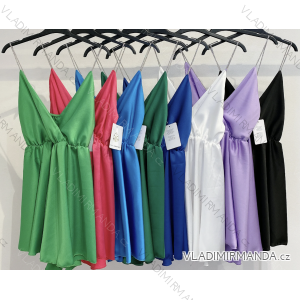 Langes trägerloses Pailletten-Partykleid für Damen (S/M EINHEITSGRÖSSE) ITALIAN FASHION IMPMD2360600