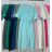 Langes Sommerkleid für Damen aus Musselin mit kurzen Ärmeln (Einheitsgröße S/M/L) ITALIAN FASHION IM424404