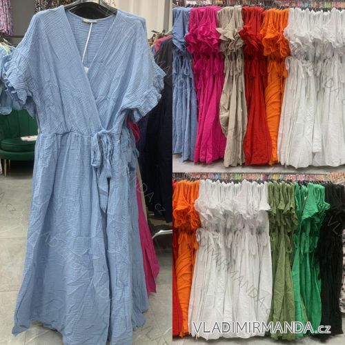 Langarm-Hemdkleid für Damen (S/M EINHEITSGRÖSSE) ITALIAN FASHION IMWD232607