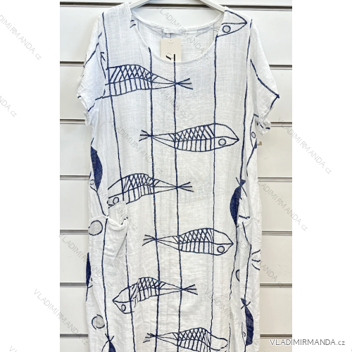 Langes trägerloses Pailletten-Partykleid für Damen (Einheitsgröße S/M) ITALIAN FASHION IMPSH233348