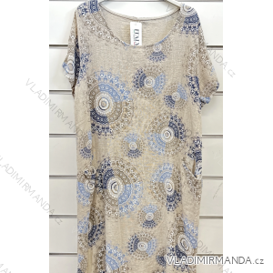 Langes trägerloses Pailletten-Partykleid für Damen (Einheitsgröße S/M) ITALIAN FASHION IMPSH233348