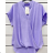 Damen-Tunika mit kurzen Ärmeln in Übergröße (Einheitsgröße S/M) ITALIAN FASHION IMPSH2322161