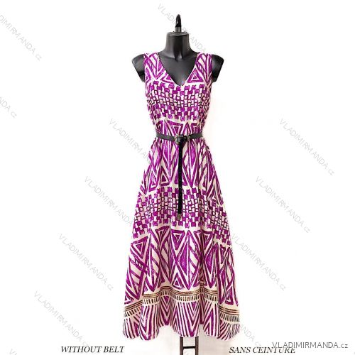 Langärmeliges Sommerkleid für Damen (Einheitsgröße S/M) ITALIAN FASHION IMPES238990