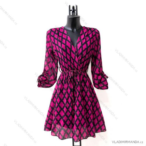 Elegantes Sommerkleid für Damen mit langen Ärmeln (Einheitsgröße S/M) ITALIAN FASHION IMPES24DIANE5