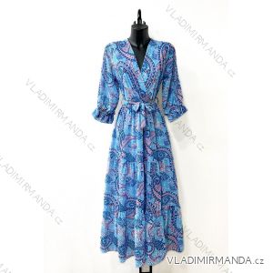 Langärmeliges Sommerkleid für Damen (Einheitsgröße S/M) ITALIAN FASHION IMPES238990