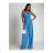 Damen Plus Size (42-46) langes elegantes ärmelloses Partykleid POLISH FASHION PMLBC23265-10 S / M lila