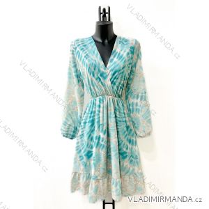 Elegantes Damenkleid mit langen Ärmeln (Einheitsgröße S/M) ITALIAN FASHION IMPES24LINA3