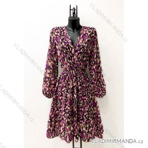 Elegantes Damenkleid mit langen Ärmeln (Einheitsgröße S/M) ITALIAN FASHION IMPES24LINA7