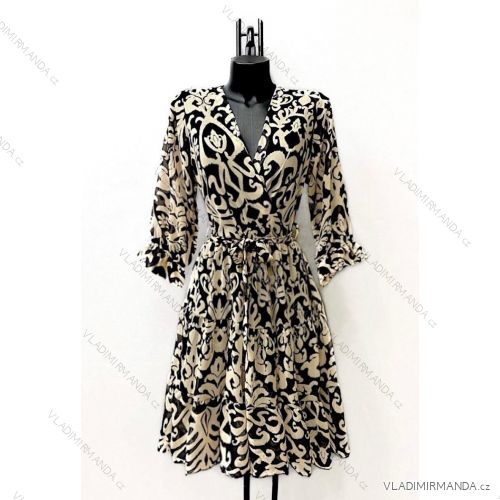 Langärmeliges Sommerkleid für Damen (Einheitsgröße S/M) ITALIAN FASHION IMPES238990