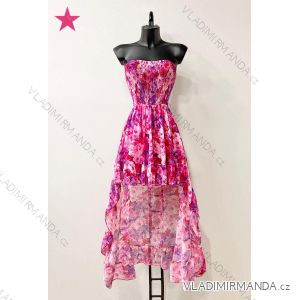 Langes Carmen-Sommerkleid für Damen (Einheitsgröße S/M) ITALIAN FASHION IMPES24MADY1