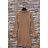 Langärmeliges Sommerkleid für Damen (Einheitsgröße S/M) ITALIAN FASHION IMPES238990 beige 