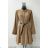 Langärmeliges Sommerkleid für Damen (Einheitsgröße S/M) ITALIAN FASHION IMPES238990 růžová lososová 