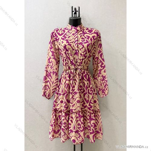 Langärmeliges Sommerkleid für Damen (Einheitsgröße S/M) ITALIAN FASHION IMPES238990