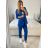 Damen T-Shirt Kurzarm (S / M / L ONE SIZE) ITALIAN FASHION IMWCP24142 -   hellblau -   M / L