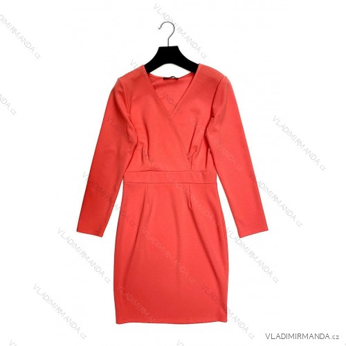 Langärmeliges Sommerkleid für Damen (Einheitsgröße S/M) ITALIAN FASHION IMPES238990 růžová lososová 