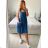 Kleid mit 3/4 Ärmeltasche für Damen (uni sl) ITALIAN Fashion IM3181746