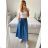 Damen Warmes Langarmkleid (L / XL ONE SIZE) ITALIAN FASHION IM421MIA S / M dunkelblau