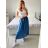 Damen Warmes Langarmkleid (L / XL ONE SIZE) ITALIAN FASHION IM421MIA S / M dunkelblau