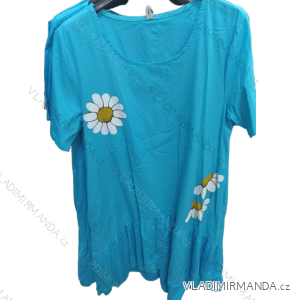 Kurzarmkleid für Damen in Übergröße (XL/2XL/3XL Einheitsgröße) ITALIAN FASHION IMN23001