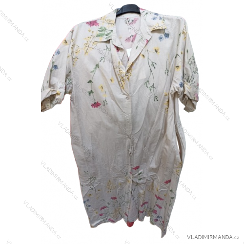 Kurzarmkleid für Damen in Übergröße (XL/2XL/3XL Einheitsgröße) ITALIAN FASHION IMN23001