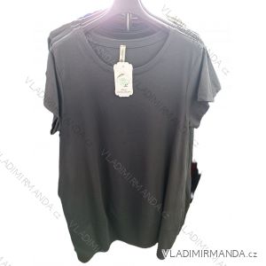 Lässiges Kurzarmkleid für Damen in Übergröße (L/XL/2XL Einheitsgröße) ITALIAN FASHION IM723061