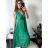 Ärmelloses Sommerkleid für Frauen (uni sm) ITALIAN FASHION IMD20550 S/M béžová