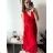 Ärmelloses Sommerkleid für Frauen (uni sm) ITALIAN FASHION IMD20550 S/M béžová