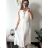 Ärmelloses Sommerkleid für Frauen (uni sm) ITALIAN FASHION IMD20550 S/M béžová