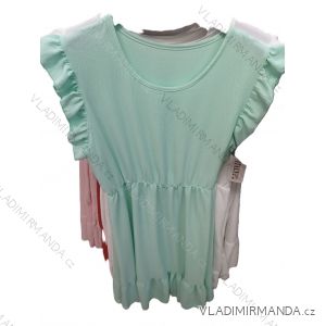 Kurzarmkleid für Damen (Uni s/l) ITALIAN FASHION IM320102