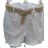 Shorts Shorts mit Gürtel Stretch Damen (M/L ONE SIZE) ITALIAN FASHION IM323069