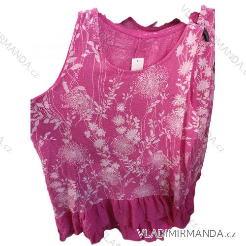 Kleid / Tunika-T-Shirt 3/4 lange Ärmel (uni sl) ITALIENISCHE Mode IM318458