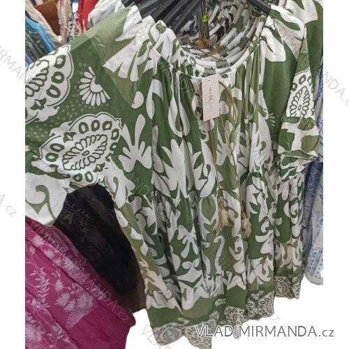 Kurzarmkleid für Damen (Uni s/l) ITALIAN FASHION IM320102