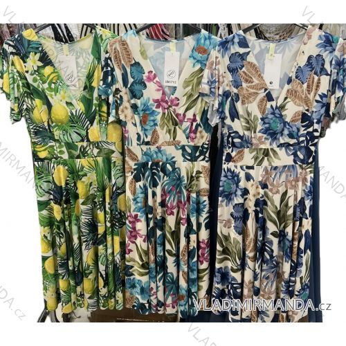 Kurzärmliges Sommerkleid für Damen (Einheitsgröße S/M) ITALIAN FASHION IMM23M20814
