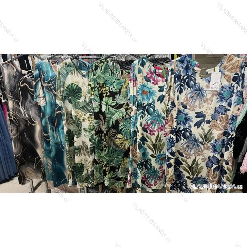 Icecool Damen-Overall-Sommerkleid mit kurzen Ärmeln (S/M/L Einheitsgröße) ITALIAN FASHION IMM24M6742