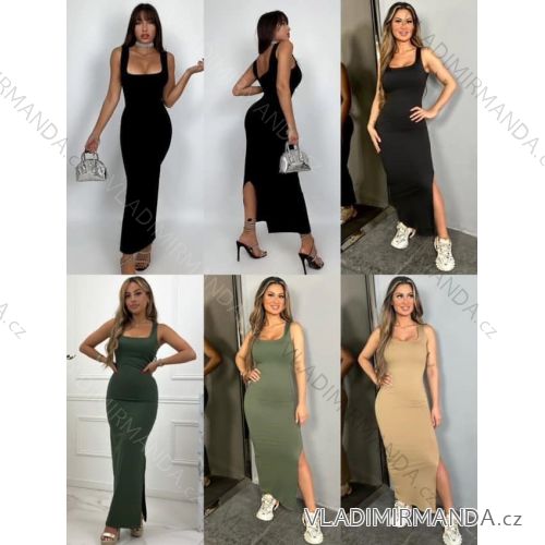 Šaty dlouhé společenské elegantní plesové dámské (UNI S/M) ITALSKÁ MÓDA IMM20912