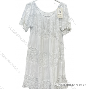 Langes trägerloses Pailletten-Partykleid für Damen (Einheitsgröße S/M) ITALIAN FASHION IMPSH233348