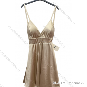 Trägerloses langes Partykleid für Damen (Einheitsgröße S/M) ITALIAN FASHION IMPSH2360055