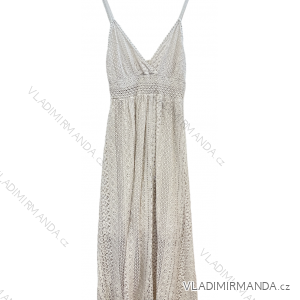 Trägerloses langes Partykleid für Damen (Einheitsgröße S/M) ITALIAN FASHION IMPSH2360055