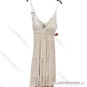 Trägerloses langes Partykleid für Damen (Einheitsgröße S/M) ITALIAN FASHION IMPSH2360055