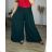 Weite elastische Sommerhose für Damen (56/58) ITALIAN FASHION IMSM24020 Grüner Smaragd 56/58