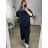 Langarm-Hemdkleid für Damen (S/M EINHEITSGRÖSSE) ITALIAN FASHION IMWD232607
