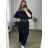 Langarm-Hemdkleid für Damen (S/M EINHEITSGRÖSSE) ITALIAN FASHION IMWD232607
